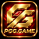 PGG.GAME premium gold 3D gaming logo